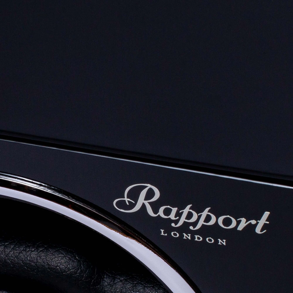 Rapport-Glossy-Black-Wooden-Evo-Cube-Single-Watch-Winder-EVO40-Brand