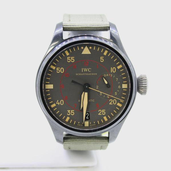 IWC Top Gun Mirimar Grey Dial on Green Strap - IW501902