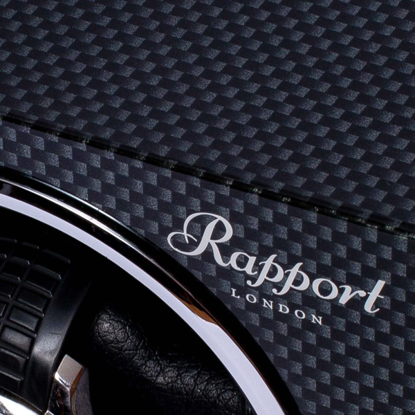 Rapport-Carbon-Fibre-Evo-Cube-Single-Watch-Winder-EVO50-Brand