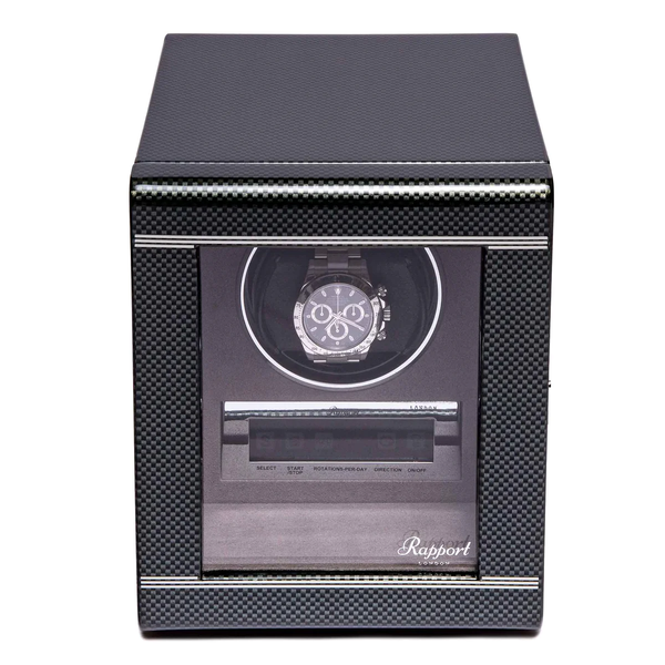 Rapport-Carbon-Fibre-Formula-Single-Watch-Winder-W561