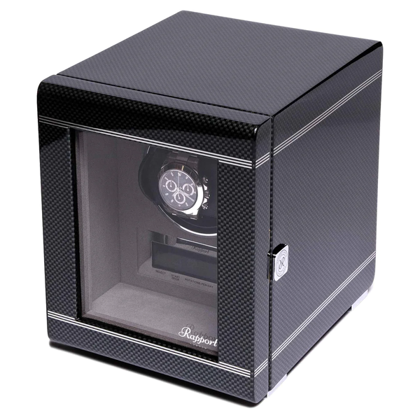 Rapport-Carbon-Fibre-Formula-Single-Watch-Winder-W561-Side