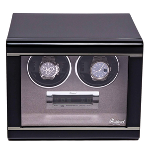 Rapport-Piano-Black-Wooden-Formula-Dual-Watch-Winder-W552